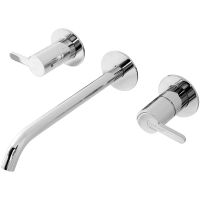 Смеситель для раковины Cezares Leaf LEAF-BLI3L-01-W0 Хром — фото 1, Смесители для раковины