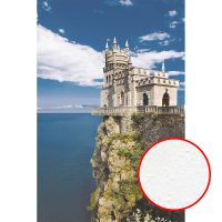 Фреска Ortograf Замки 3258 Фактура бархат FX Флизелин (1,8*2,7) Бежевый/Синий, Замки — фото 1, Фрески