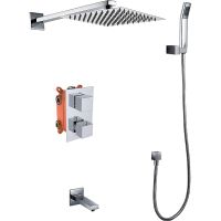 Душевая система Kaiser Sonat 34577 с термостатом Хром — фото 1, Душевое оборудование. Душевая программа