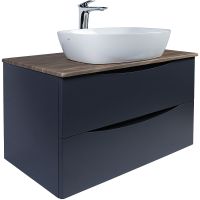 Товар: Тумба под раковину Bond Cube 80 подвесная Серая матовая Дуб арт-T09807 - фото 9 Тумба под раковину Bond Cube 80 подвесная Серая матовая Дуб арт-T09807 — фото 9, Тумбы под раковину