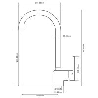 Смеситель для кухни Royce Force RCM-111301CR Хром — фото 2, Смесители