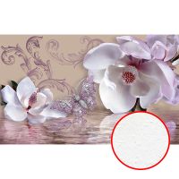 Товар: Фреска Ortograf 3D 6695 Фактура бархат FX Флизелин (4,4*2,7) Бежевый/Сиреневый, Цветы/Абстракция - фото 1 Фреска Ortograf 3D 6695 Фактура бархат FX Флизелин (4,4*2,7) Бежевый/Сиреневый, Цветы/Абстракция — фото 1, Фрески