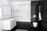 Товар: Керамическая плитка Laparet Tabu чёрная настенная 30х60 см - фото 2 Керамическая плитка Laparet Tabu чёрная настенная 30х60 см — фото 2, Керамическая плитка