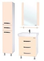 Товар: Зеркало Bellezza Рокко 70 4613711030073 с полкой Бежевое - фото 3 Зеркало Bellezza Рокко 70 4613711030073 с полкой Бежевое — фото 3, Мебель для ванной