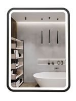 Товар: Зеркало Art&Max Genova AM-Gen-600-800-DS-F с сенсорным выключателем Черное - фото 5 Зеркало Art&Max Genova AM-Gen-600-800-DS-F с сенсорным выключателем Черное — фото 5, Мебель для ванной