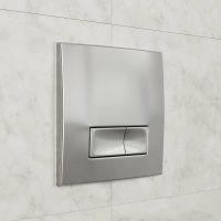 Клавиша смыва Grossman Classic 800.T1.04.110.110 Хром матовый — фото 2, Кнопки смыва