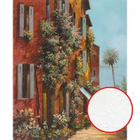Фреска Ortograf Городской пейзаж живопись 11466 Фактура бархат FX Флизелин (2,2*2,7) Коричневый/Зеленый/Голубой, Город/Пейзаж/Живопись — фото 1, Фрески