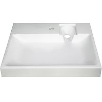 Раковина Marmo Bagno Дельта 60 MB-DL60-60 на стиральную машину Белая — фото 2, Раковины