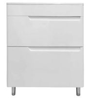 Тумба с раковиной Эстет Kare Luxe 70 ФР-00007071 Белая — фото 3, Тумбы с раковиной