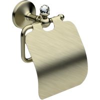 Держатель туалетной бумаги Art&Max Antic Crystal AM-E-2683SJ-Br с крышкой Бронза — фото 1, Держатели туалетной бумаги