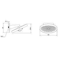 Душевая система Vincea Inspire VSFW-3I22MT3RMB с термостатом Черная матовая — фото 21, Встраиваемые душевые комплекты