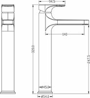 Смеситель для раковины Boheme Spectre 452-NB Никель — фото 2, Смесители