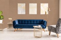 Обои Marburg Papis Loveday 33728 Винил на флизелине (0,7*10,05) Коричневый/Оранжевый, Геометрия/Штукатурка — фото 4, Обои для стен