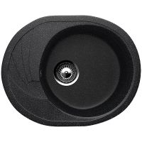 Кухонная мойка Ulgran Classic U-403-308 Черная — фото 1, Кухонные мойки