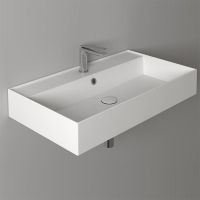 Товар: Раковина Simas Agile 81 AG81 bi*1 Белая - фото 2 Раковина Simas Agile 81 AG81 bi*1 Белая — фото 2, Раковины подвесные