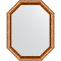 Зеркало Evoform Octagon 57х72 BY 7070 в багетной раме - Версаль бронза 64 мм — фото 1, Мебель для ванной