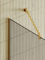 Товар: Душевая перегородка Maybah Glass MGD-721-3у 690x1950 в узком профиле Золото стекло бронзовое - фото 7 Душевая перегородка Maybah Glass MGD-721-3у 690x1950 в узком профиле Золото стекло бронзовое — фото 7, Душевые перегородки