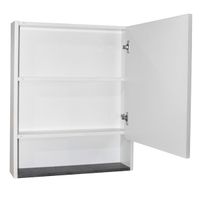 Зеркальный шкаф Mixline Сура 60 539801 Серый Белый — фото 2, Мебель для ванной