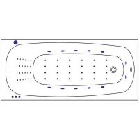 Товар: Акриловая ванна Whitecross Layla Slim 180x80 0122.180080.100.NANO.CR с гидромассажем - фото 9 Акриловая ванна Whitecross Layla Slim 180x80 0122.180080.100.NANO.CR с гидромассажем — фото 9, Ванны