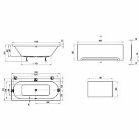 Товар: Акриловая ванна Ravak City 180x80 C920000000 без гидромассажа - фото 8 Акриловая ванна Ravak City 180x80 C920000000 без гидромассажа — фото 8, Акриловые ванны