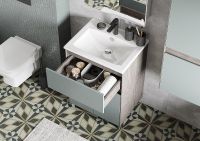 Товар: Тумба под раковину Aquaton Форест 60 1A278201FR9C0 Дуб рошелье Сумеречный голубой - фото 7 Тумба под раковину Aquaton Форест 60 1A278201FR9C0 Дуб рошелье Сумеречный голубой — фото 7, Мебель для ванной