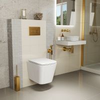 Унитаз Point Ника PN41081 подвесной с сиденьем Микролифт — фото 5, Унитазы