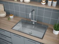 Товар: Кухонная мойка Paulmark Kroner 75 PM217551-BS Брашированная сталь - фото 3 Кухонная мойка Paulmark Kroner 75 PM217551-BS Брашированная сталь — фото 3, Кухонные мойки