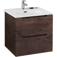 Тумба под раковину BelBagno ETNA 39-500/390-2C-SO-RW-P подвесная Rovere Moro — фото 1, Тумбы под раковину