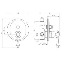 Товар: Смеситель для душа Migliore Bomond 26883 Хром - фото 2 Смеситель для душа Migliore Bomond 26883 Хром — фото 2, Смеситель для душа