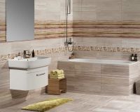 Товар: Керамическая плитка Cersanit Alba темно-бежевый AIS151D настенная 19,8х59,8 см - фото 2 Керамическая плитка Cersanit Alba темно-бежевый AIS151D настенная 19,8х59,8 см — фото 2, Керамическая плитка