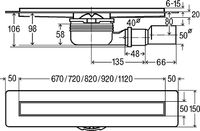 Товар: Душевой лоток Viega Advantix 800 4983.20 753214 с решеткой под плитку - фото 3 Душевой лоток Viega Advantix 800 4983.20 753214 с решеткой под плитку — фото 3, Душевые лотки