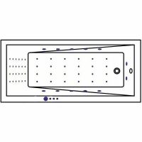 Товар: Акриловая ванна Whitecross Wave Slim 180x80 0111.180080.100.NANO.GL с гидромассажем - фото 8 Акриловая ванна Whitecross Wave Slim 180x80 0111.180080.100.NANO.GL с гидромассажем — фото 8, Ванны