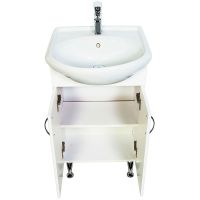 Тумба с раковиной Orange Роса 45 Белый глянец арт-Ro-45TUW+RA — фото 3, Тумбы с раковиной