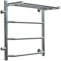 Водяной полотенцесушитель Тругор Браво 1 П ПМ L 60x50 с полкой Хром — фото 1, Водяные полотенцесушители