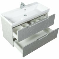 Тумба под раковину BelBagno Vittoria 100 подвесная Toros Bianco арт-VITTORIA-1000-2C-SO-TB-P — фото 6, Тумбы под раковину