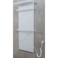 Электрический полотенцесушитель Black&White Universe 40x90 388WM с полкой Белый — фото 1, Электрические полотенцесушители