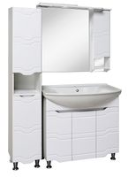 Тумба под раковину Runo Стиль 85 00000001113 Белая — фото 3, Мебель для ванной