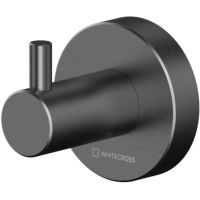 Крючок Whitecross Ergo gunmetal ER2210GM Оружейная сталь — фото 1, Крючки для полотенец