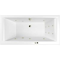 Акриловая ванна Whitecross Savia Duo 170x80 0103.170080.100.LINE.BR с гидромассажем — фото 1, Ванны