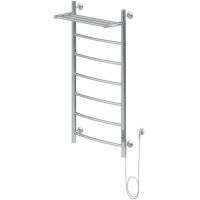 Электрический полотенцесушитель Aquanet Romeo 100х50 R 281992 с полкой Хром — фото 1, Электрические полотенцесушители