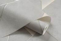 Обои Артекс Absolute 10946-03 Винил на флизелине (1,06*10,05) Белый/Серый, Геометрия — фото 3, Обои для стен