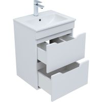 Товар: Тумба под раковину Aquanet Практика 50 330455 подвесная Белая матовая - фото 3 Тумба под раковину Aquanet Практика 50 330455 подвесная Белая матовая — фото 3, Мебель для ванной