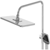 Товар: Душевая система Grossman Style 500.K35.05.100 Хром - фото 4 Душевая система Grossman Style 500.K35.05.100 Хром — фото 4, Душевые стойки