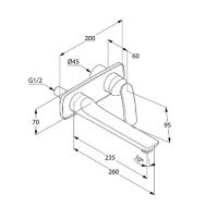 Смеситель для раковины Kludi Balance 522470575 Хром — фото 2, Смесители