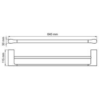 Товар: Полотенцедержатель WasserKRAFT Aisch K-5940 двойной Золото матовое - фото 4 Полотенцедержатель WasserKRAFT Aisch K-5940 двойной Золото матовое — фото 4, Полотенцедержатели