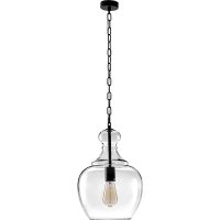 Подвесной светильник Crystal Lux Constancia SP1 Brown Прозрачный Коричневый — фото 1, Подвесные светильники