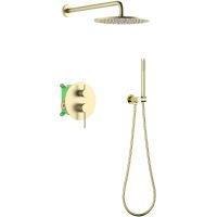 Душевая система Timo Saona SX-2369/17SM Золото матовое — фото 1, Душевое оборудование. Душевая программа
