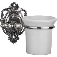 Стакан для зубных щеток Art&Max Impero AM-1230-Cr Хром — фото 1, Мыльницы