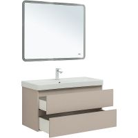 Товар: Тумба под раковину Aquanet Вега 2.0 100 337939 подвесная Бежевая - фото 9 Тумба под раковину Aquanet Вега 2.0 100 337939 подвесная Бежевая — фото 9, Мебель для ванной