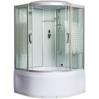Душевая кабина Мономах 110x110x55 С МЗ 10000005846 без гидромассажа — фото 1, Душевые кабины